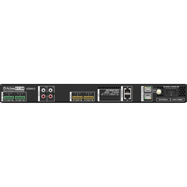 Main product image for AtlasIED Atmosphere AZM4-D 4-Zone Audio Processor Dante242-9600